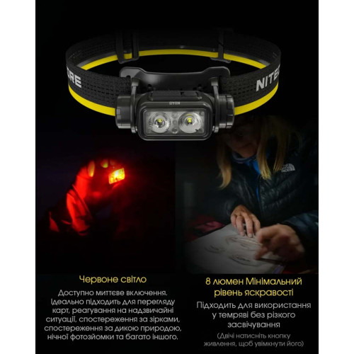 Ліхтар налобний Nitecore NU40 фото 15