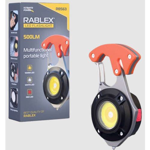 Ліхтар-брелок мультитул для кемпінгу RABLEX RB-563 фото 2