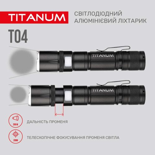 Портативный светодиодный фонарь TITANUM TLF-T04 фото 4