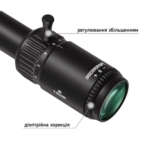 Прицел Discovery Optics MS 2-10x40 IR (25.4 мм, подсветка) фото 4