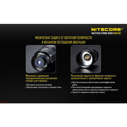 Тактичний ліхтар Nitecore MH27UV фото 18