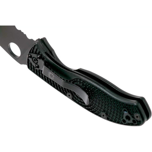 Ніж Spyderco Tenacious Lightweight Black (C122SBBK) фото 6