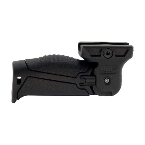 Передня рукоятка DLG Tactical (DLG-048) складна на Picatinny (полімер) чорна фото 2