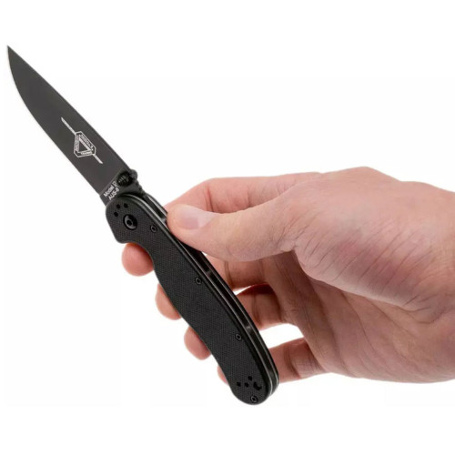 Нож Ontario Knife RAT II AUS-8 black (ON8861) фото 5