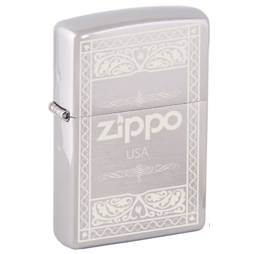 Запальничка ZIPPO 200503 zippo logo фото