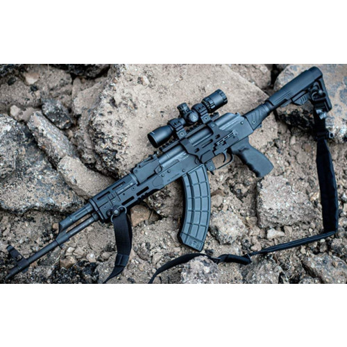 Цівка Leapers UTG PRO Super Slim M-LOK для АК-47/74/АКМ (алюміній) чорна фото 5