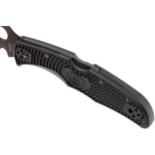 Ніж Spyderco Delica 4 Black Blade (C11PSBBK) фото 2