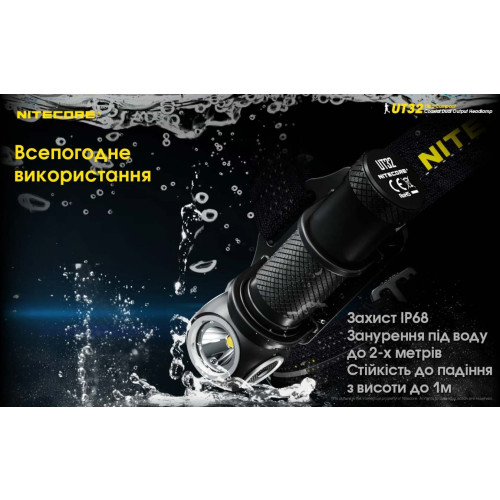 Ліхтар налобний Nitecore UT32 фото 24