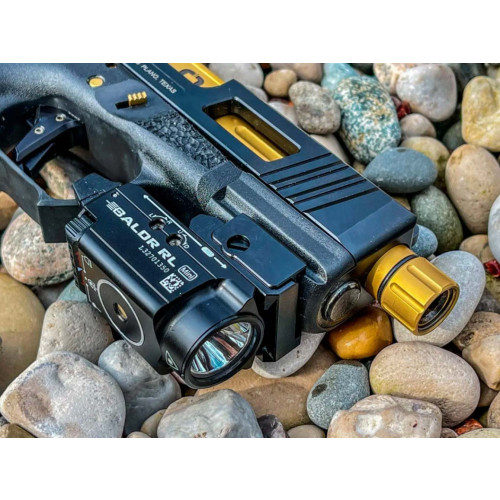 Фонарь с ЛЦУ Olight Baldr Mini Red Laser. Цвет- чёрный фото 11