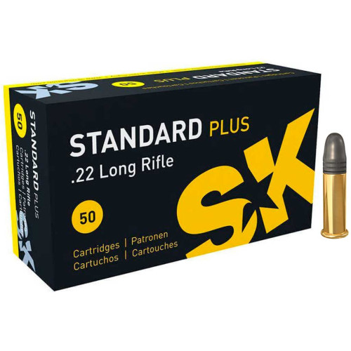 Патрон SK Standard Plus кал. 22 LR куля LRN, маса 2.59 гр/40 гран фото