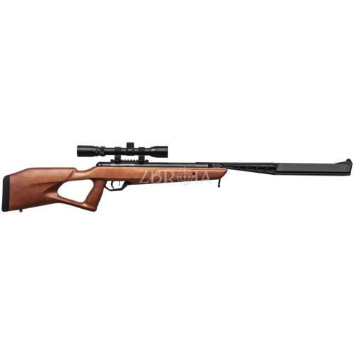 Пневматична гвинтівка Crosman Benjamin Trail NP2 Elite Stealth Wood + Приціл 3-9x32 фото 2
