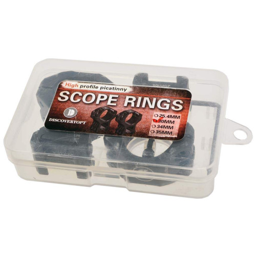 Кільця Discovery Scope Mount Rings Pro (30 мм) High на Weaver/Picatinny фото 5