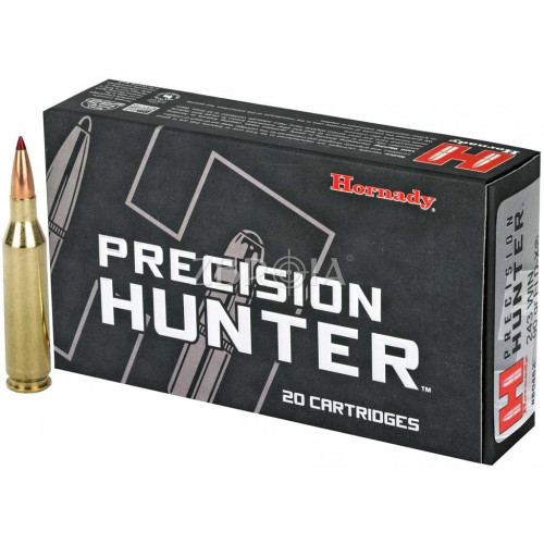 Патрон Hornady Precision Hunter кал. 243 Win пуля ELD-X, масса 5.8 гр/90 гран фото