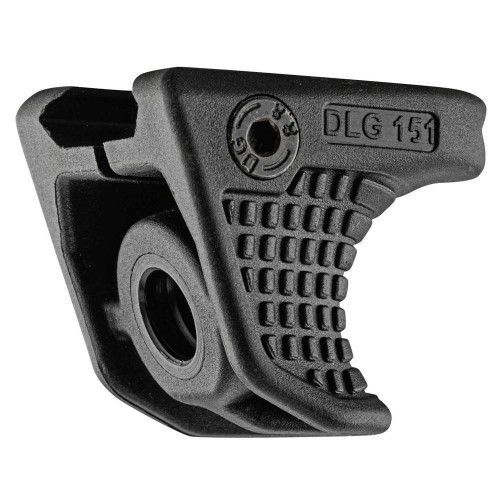 Передняя рукоятка-упор DLG Tactical (DLG-151) на Picatinny, QD для антабки (полимер) черный фото 2