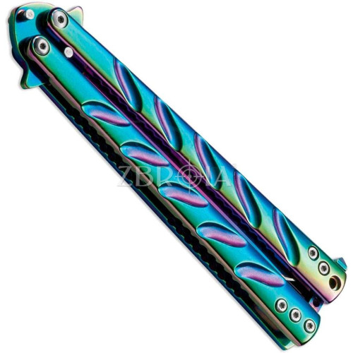 Нож Boker Magnum Balisong Rainbow фото 2