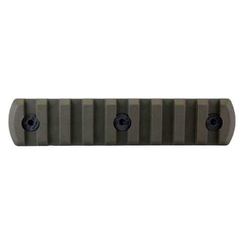 Планка DLG Tactical (DLG-112) для M-LOK, профиль Picatinny/Weaver (9 слотов) олива фото 2