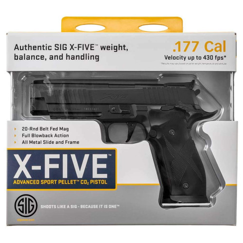 Пневматичний пістолет Sig Sauer P226 X-Five Black фото 3