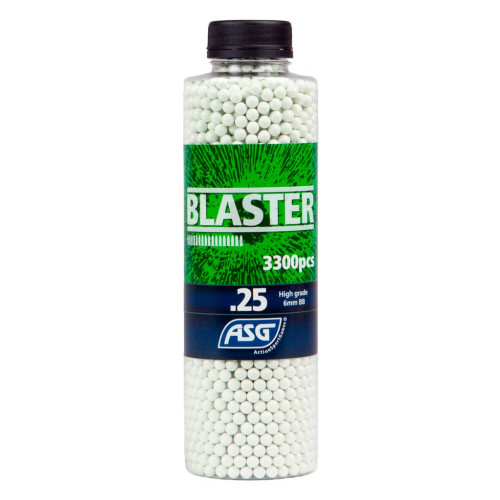 Страйкбольные пульки ASG Blaster кал. 6 мм (0.25 г, 3300 шт.)Страйкбольні кульки ASG Blaster , 0.25g, 3300 pcs. к:white (2370.41.57) фото