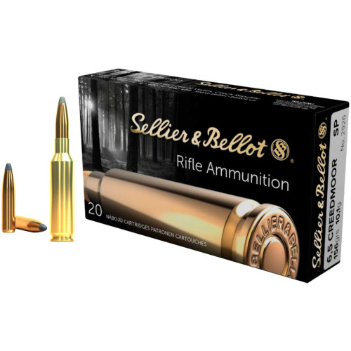 Патрон Sellier & Bellot кал. 6,5 Creedmoor куля SP, маса 10.1 гр/156 гран фото