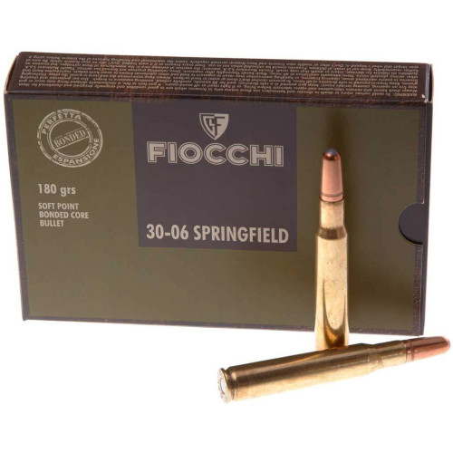 Патрон Fiocchi кал. 30-06 куля SP Bonded, маса 11.66 гр/180 гран фото 2