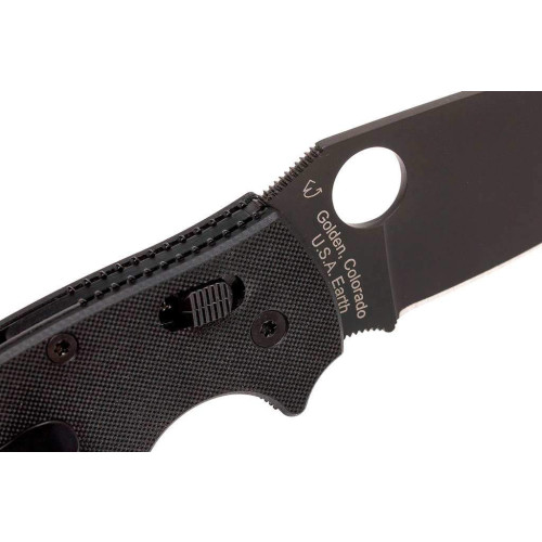 Ніж Spyderco Manix 2 XL Black Blade (C95GPBBK2) фото 3