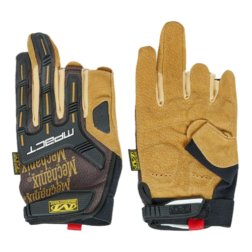 Рукавички Mechanix M-Pact Framer Leather (розмір - M, колір - коричневий) фото