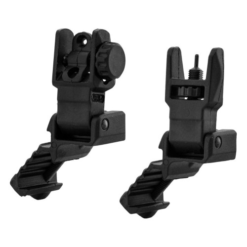 Набор: угловые целик и мушка DLG Tactical (DLG-185) OFFSET High Profile на планку Picatinny фото
