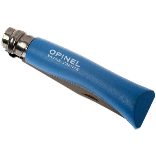 Нож Opinel №7 Inox лазурный фото 4