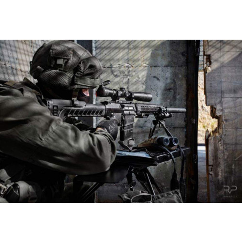 Приклад FAB Defense SSR-25 с регулируемой щекой и затыльником для AR15 фото 2