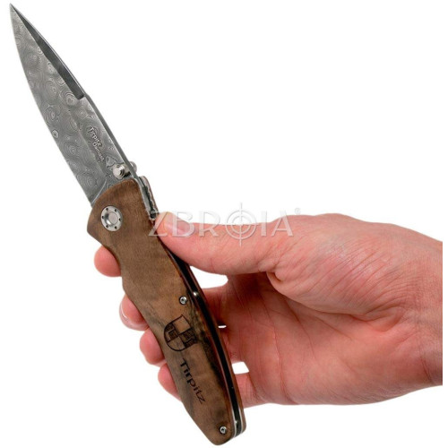 Ніж Boker Tirpitz Damascus Wood фото 8
