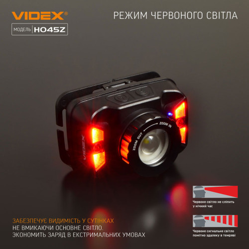 Налобный светодиодный фонарь VIDEX VLF-H045Z фото 8