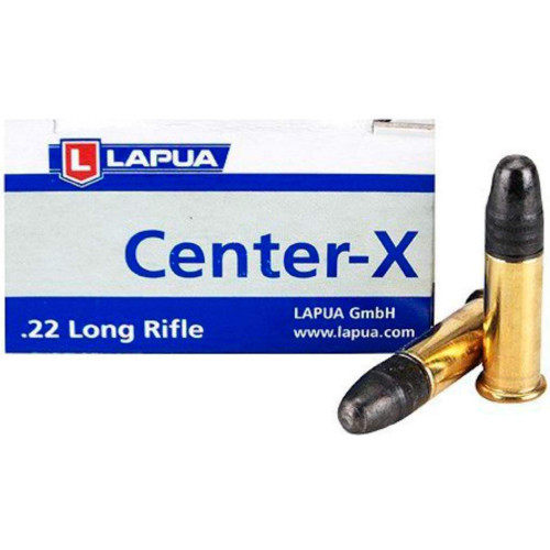 Патрон Lapua Center-X кал. 22 LR куля LRN, маса 2.59 гр/40 гран фото 2