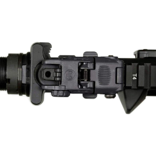 Складной целик Magpul MBUS Sight на планку Picatinny (черный) фото 4