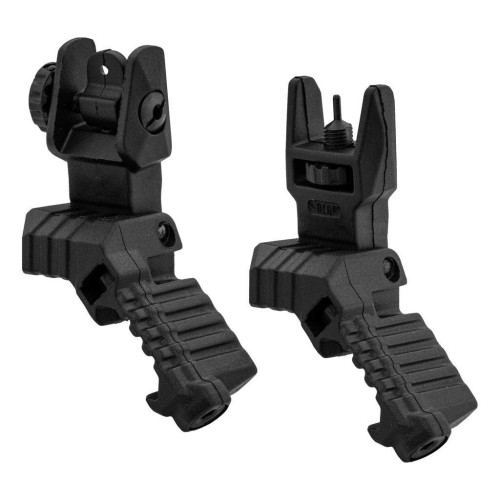 Набор: угловые целик и мушка DLG Tactical (DLG-185) OFFSET High Profile на планку Picatinny фото 6