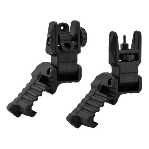 Набор: угловые целик и мушка DLG Tactical (DLG-184) OFFSET Low Profile на планку Picatinny фото 7