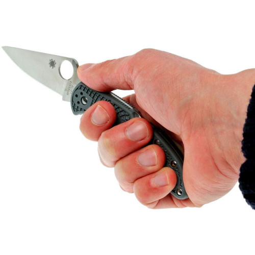 Нож Spyderco Delica 4 Gray (C11FPGY) фото 7