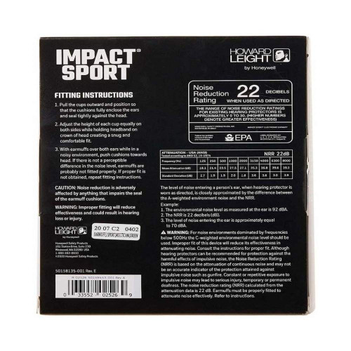 Стрілецькі навушники Howard Leight Impact Sport Earmuff MultiCam активні фото 3