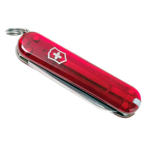 Ніж Victorinox Classic SD Red Transparent (0.6223.T) фото 5