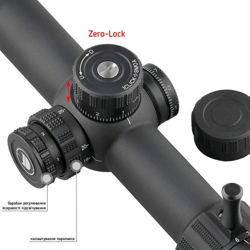 Прицел Discovery Optics ED-LHT 4-20x44 SFIR FFP MOA (30 мм, подсветка) фото 4