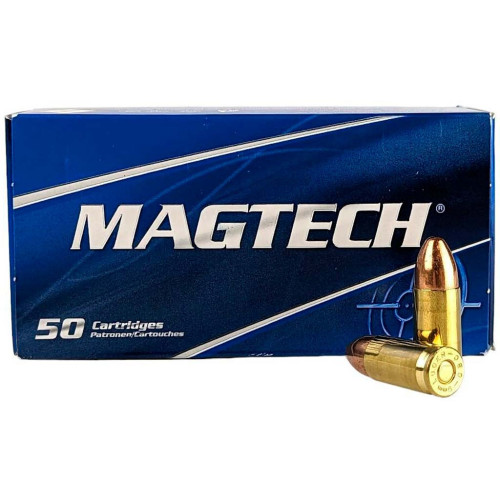 Патрон Magtech кал. 9 мм Luger (9х19) куля FMJ, маса 8 гр/124 гран фото