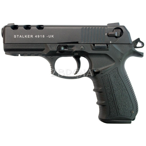 Шумовий пістолет Stalker Mod. 4918 Black фото