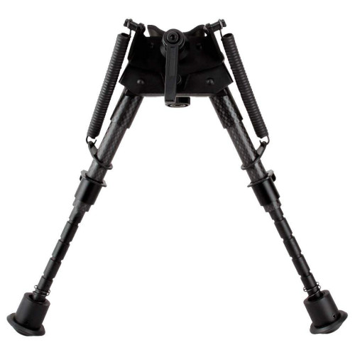 Сошки Vector Optics Carbon Fiber Swivel Bipod на антабку (высота 15.2 - 22.9 см) с переходником на Weaver/Picatinny фото 2