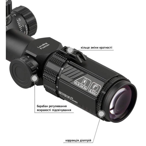 Прицел Discovery Optics HS 4-16x44 SFIR FFP (30 мм, подсветка) фото 4