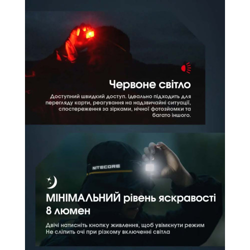 Ліхтар налобний Nitecore NU50 фото 16