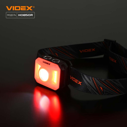 Налобний світлодіодний ліхтарик VIDEX VLF-H085-OR фото 19
