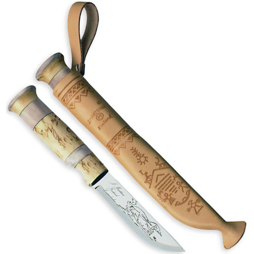 Нож Marttiini Lapp Knife with reindeer bone фото