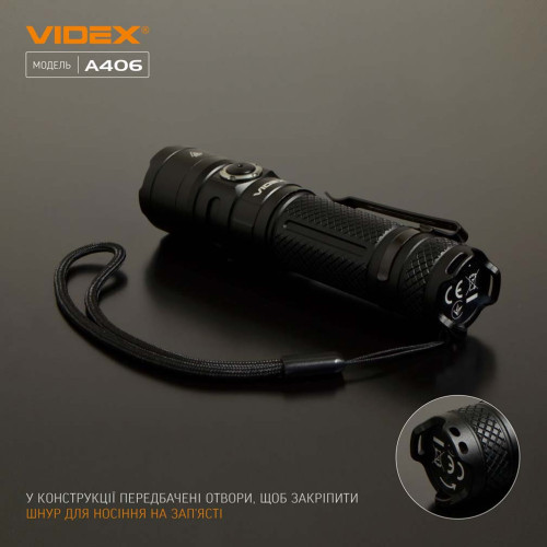 Портативный светодиодный фонарь VIDEX VLF-A406 фото 7