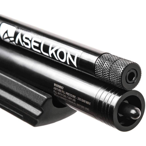 Пневматична гвинтівка (PCP) Aselkon MX7-S Black (кал. 4,5 мм) фото 5