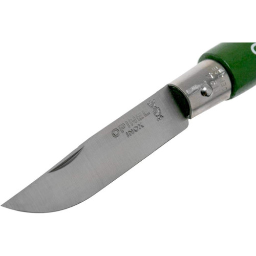 Ніж Opinel Keychain №4 Inox зелений фото 4