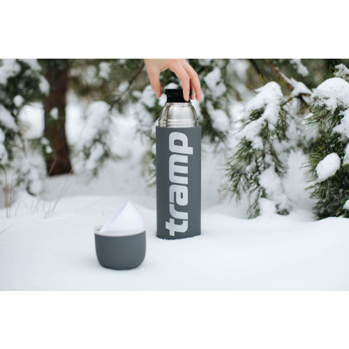 Термос TRAMP Soft Touch 1 л Grey фото 7